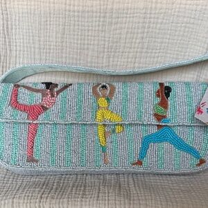 Colorful Beaded Yoga Clutch